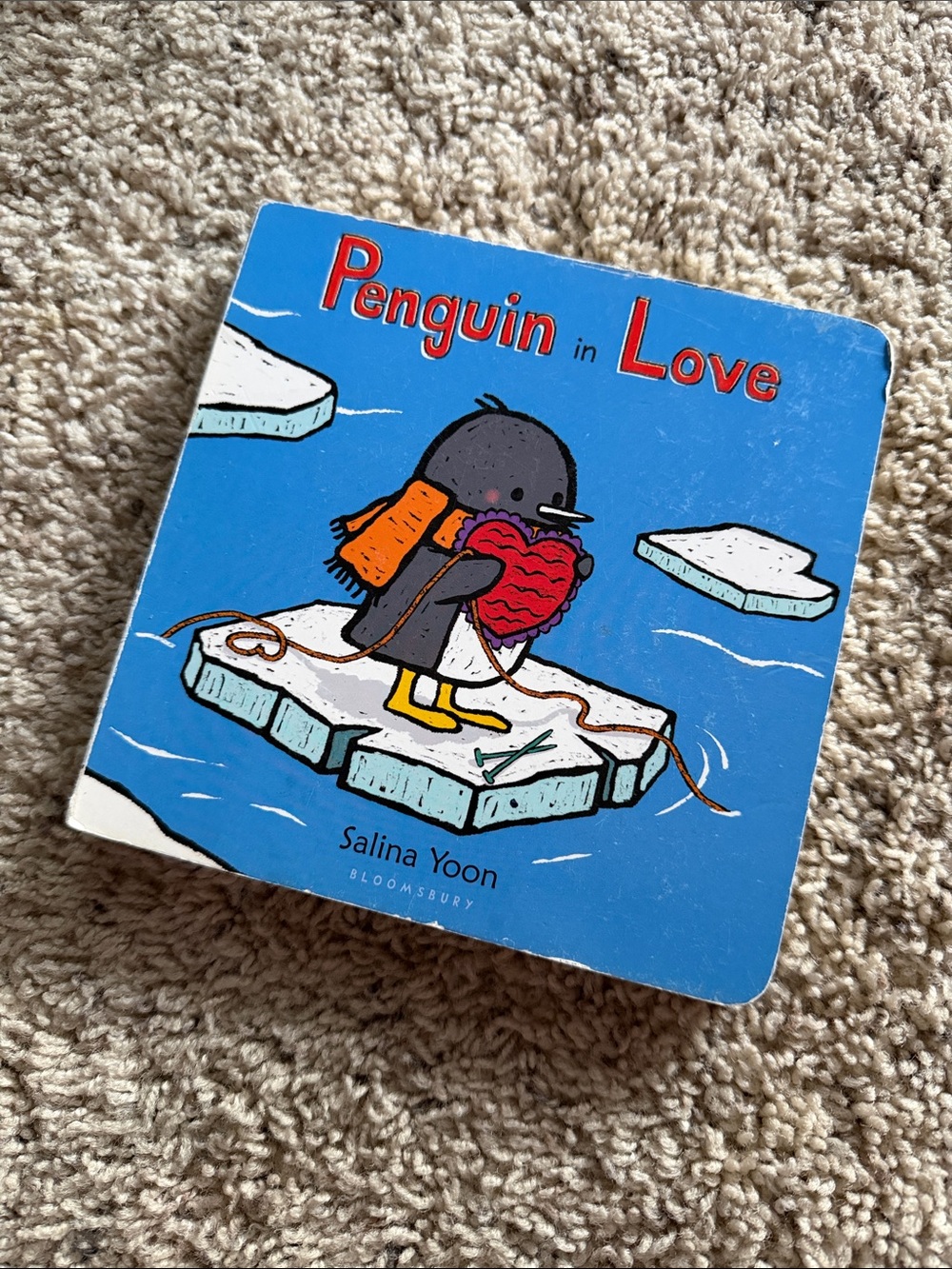 3/$25 🪩 Penguin in Love Board Book | Holiday Children's Book